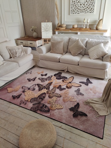 Ковер ALFACARPET 140x200 см, безворсовый, Китай