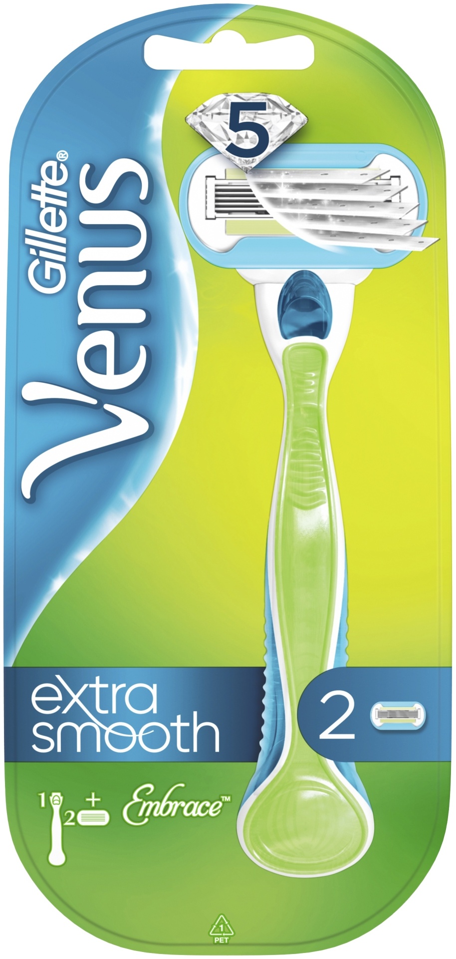 Gillette Venus Embrace бритвенный станок 1 шт + сменная кассета 1 шт