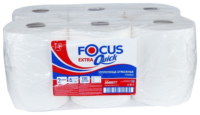 Бумажные полотенца Focus 5046577 6 шт