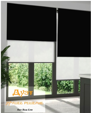 SKY SILK LTD Дуэт 02-17 черный 200 смx160 см