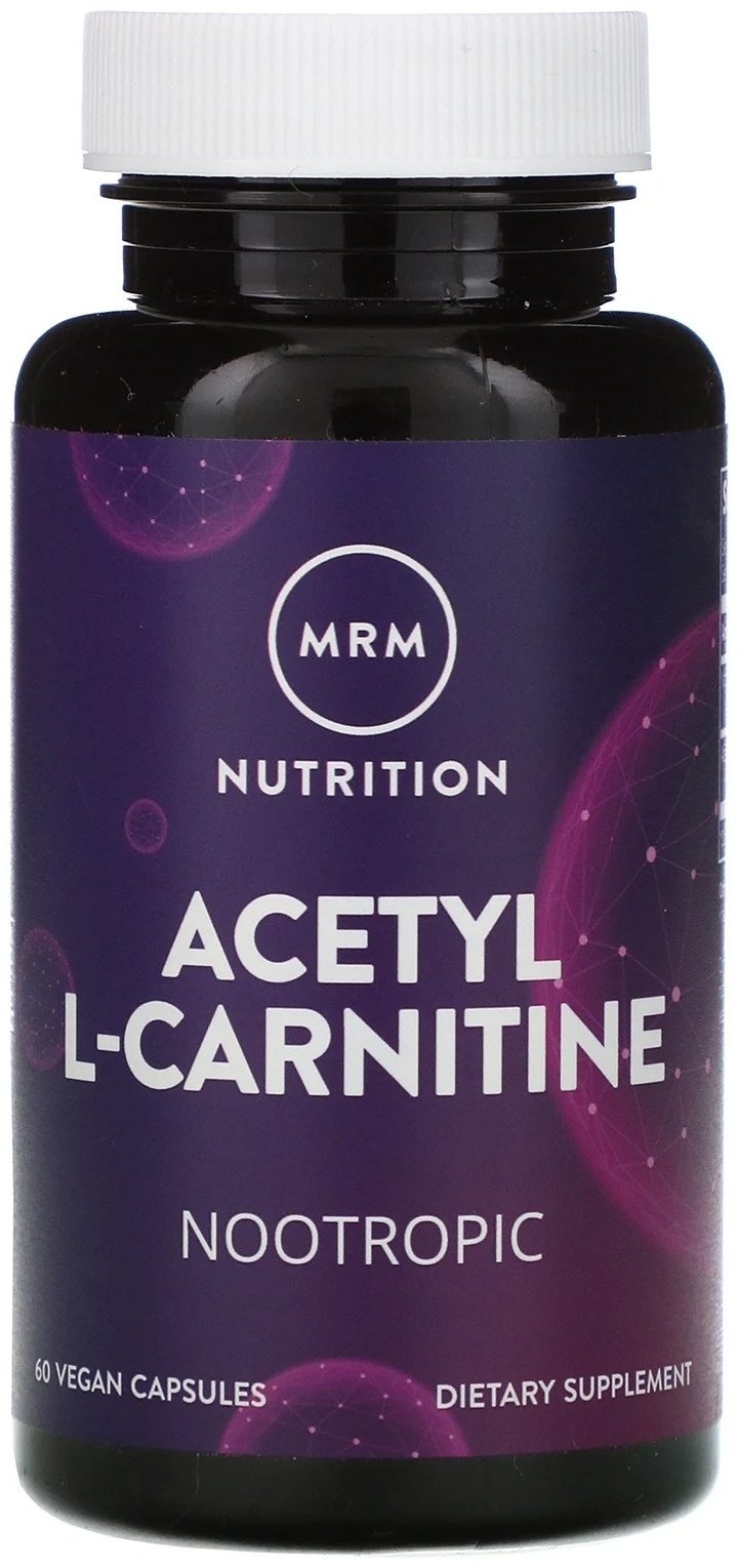mrm acetyl l carnitine  Nutrition LCarnitine 500mg - for Women and Men - 60 Servings Before starting on any new supplement Nutrition, -L-, 60  