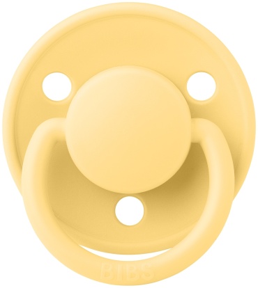 Пустышка BIBS De Lux Silicone Pale Butter 0+ месяцев