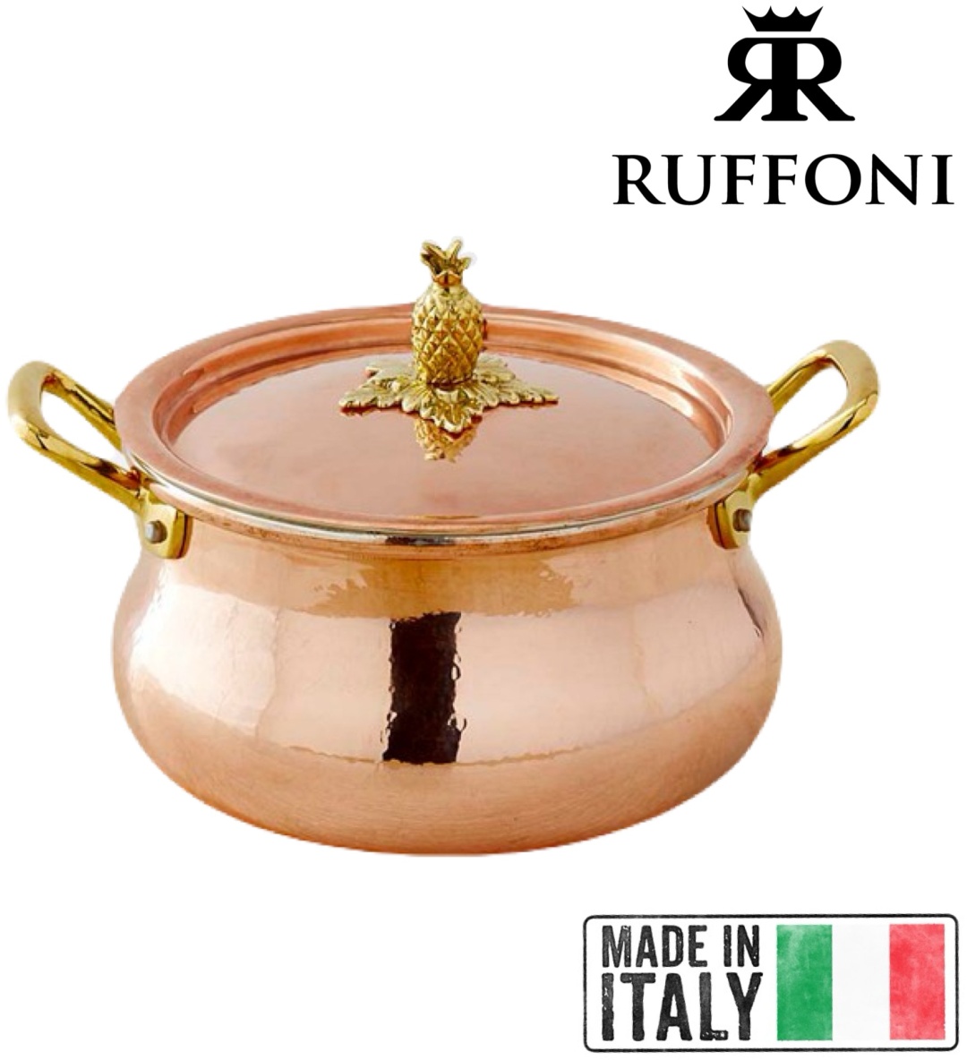 Кастрюля 3.3 л, RUFFONI Historia Decor медь