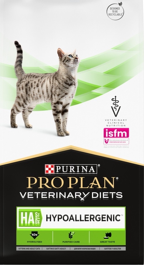 Купить Корм PRO PLAN Veterinary Diets Hypoallergenic при пищевой ...