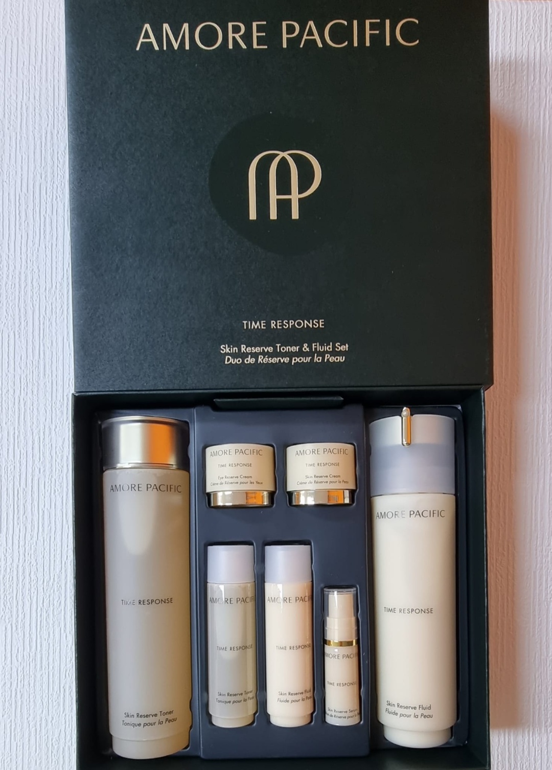 Amore Pacific Skin Reserve Toner & Fluid Set набор по уходу за лицом унисекс
