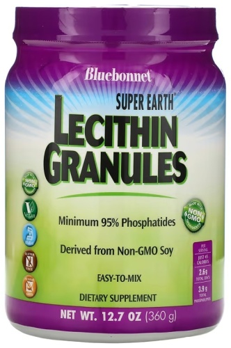 Bluebonnet Nutrition БАД Super Earth, Lecithin Granules 360 г