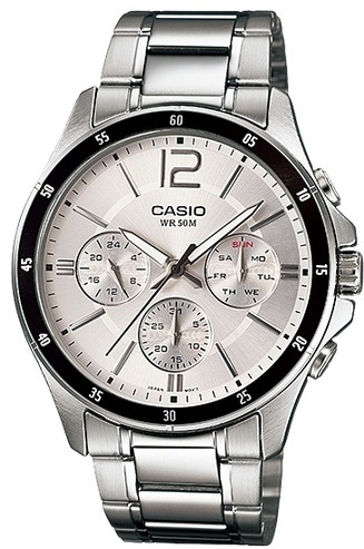 Кварцевые CASIO MTP-1374D-7AVDF нержавеющая сталь