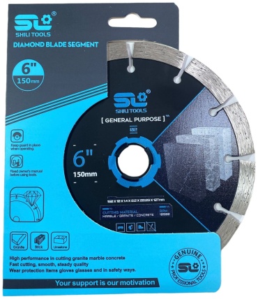 Диск отрезной алмазный 150x22.23х1.4 мм, Shili Tools 031215513