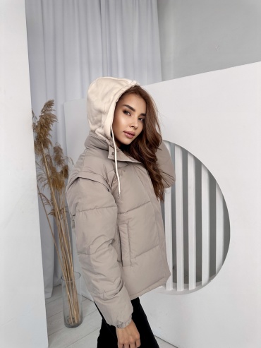 Демисезонная куртка IN STYLE серый