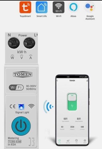 Tomzn реле контроля напряжения Tob9