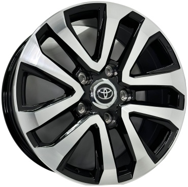 Yixing 707WW 8.5x20/5x150 D110 ET45 4 диска черный, серебристый