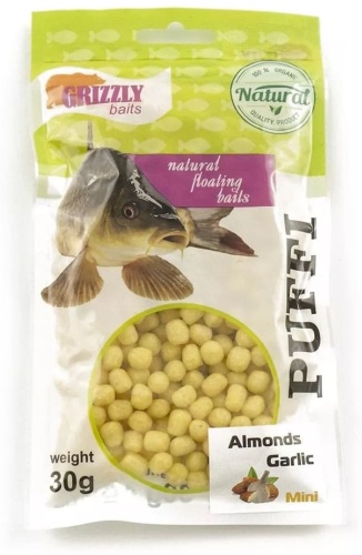 Grizzly baits PUFFI Grizzly baits 30г (Миндаль-чеснок)16055 Миндаль и Чеснок 0.03 кг