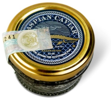 Caspian Caviar икра черная стерлядь 50 г