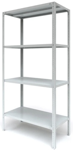 Стеллаж складской 70x40x160 см, полок 4 шт