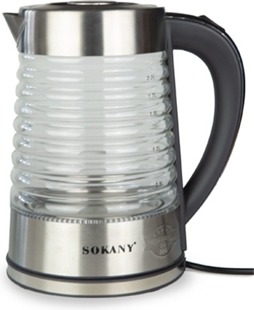 Электрочайник SOKANY SK-1027 серебристый