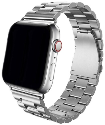 Ремешок для Apple Watch Series 4, Watch Series 5, Watch Series 6 серебристый