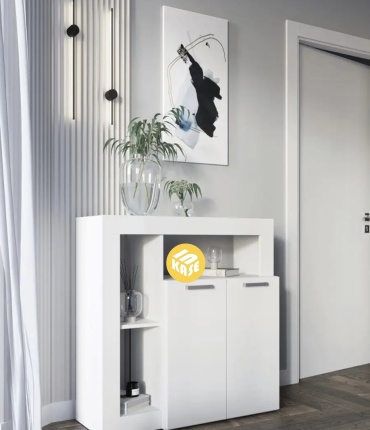 Комод Vetta City, 88x32x91 см, белый