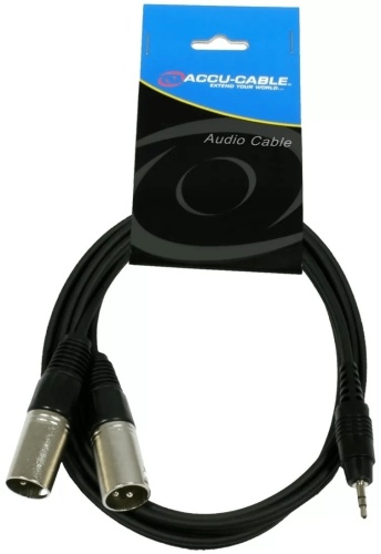 Кабель ACCU-CABLE 3.5 mm jack - XLR 3 м