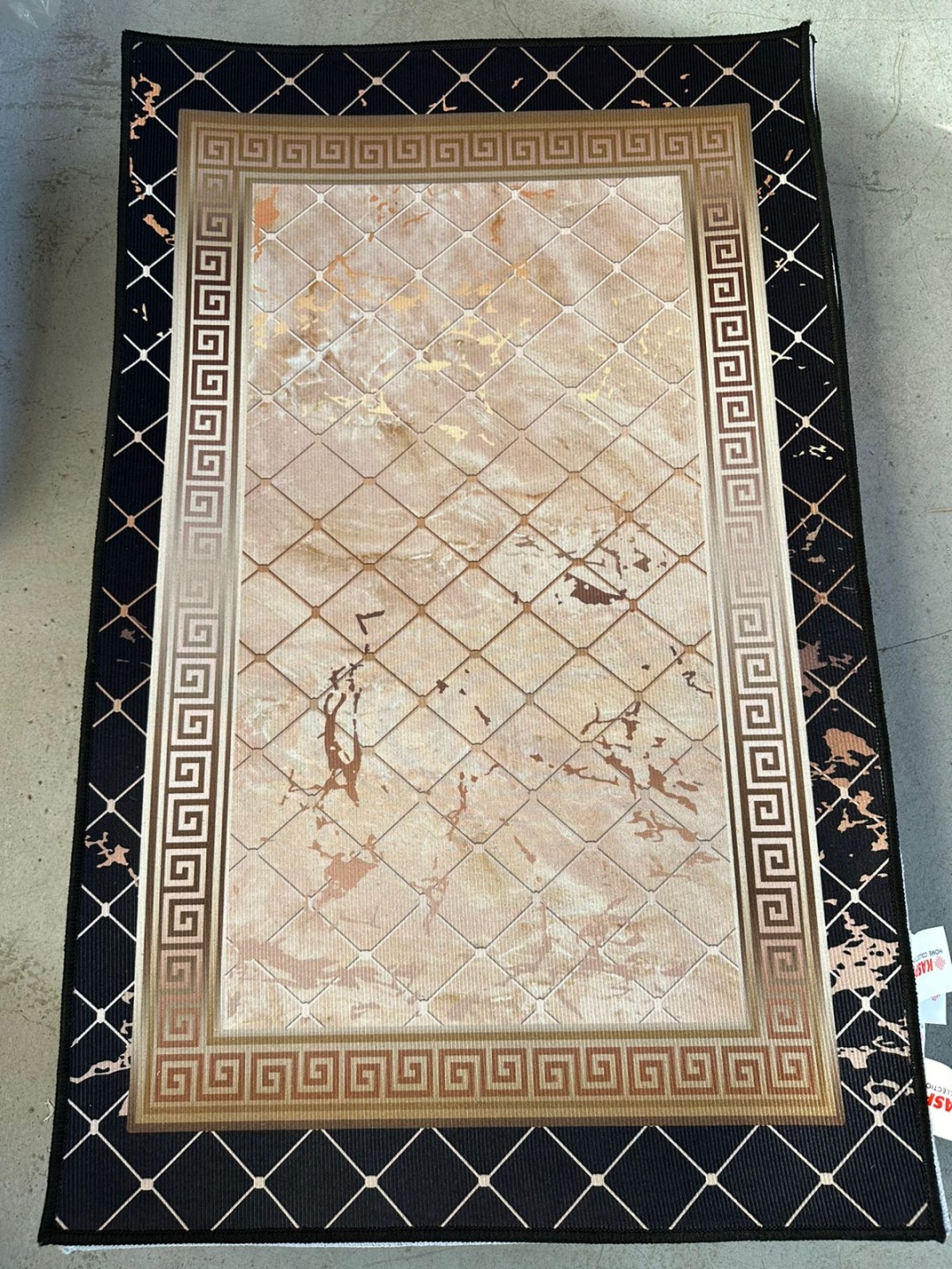 Декоративный коврик Home Collection 80x50 см, безворсовый, Турция