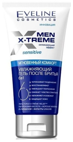 Eveline Cosmetics Men Extreme Sensitiv Мгновенный уход гель после бритья 150 мл