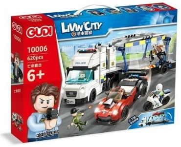 Конструктор GUDI Livin City Police 10006, деталей 620 шт