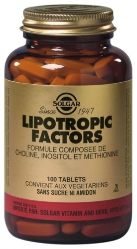 Solgar Lipotropic Factors таблетки 100 шт