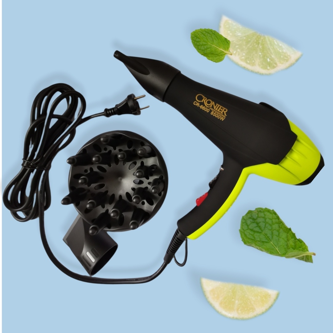 Cronier CR-6600 фен черный, желтый