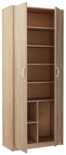 Распашной шкаф Elite Comfort Ари 2, 80x180х40 см, коричневый