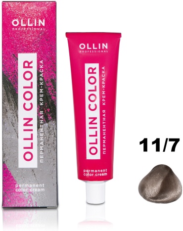 Ollin Professional Color 11/7 специальный блондин коричневый крем-краска 100 мл