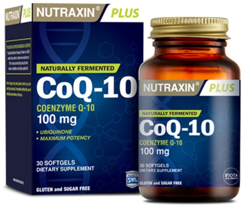 Купить NUTRAXIN коэнзим Q10 СоQ-10 100 мг 30 капсул в кредит в Алматы ...