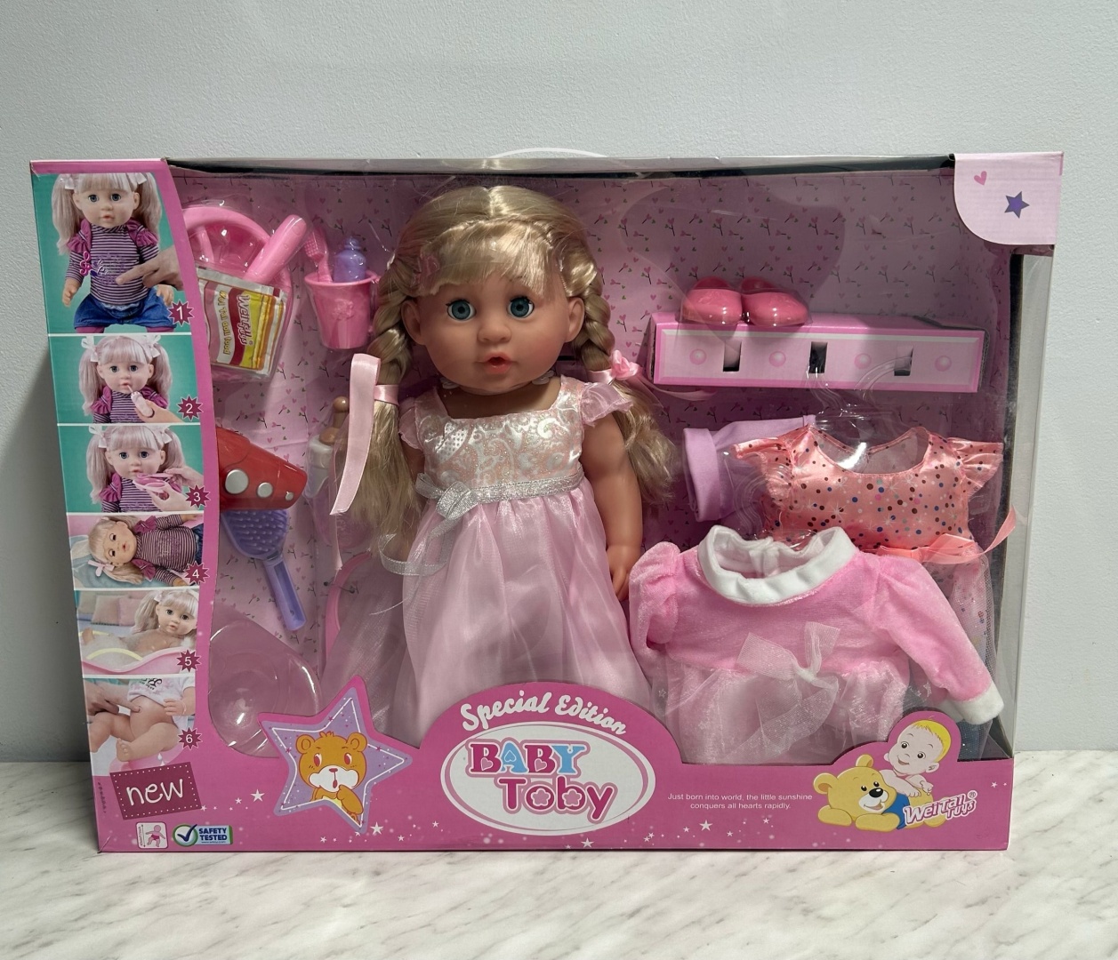 Купить Кукла реборн WEI TAI TOYS Baby toby 318005E4, 43 см в Алматы ...