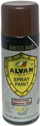 Alvan краска Spray Paint тон темный шоколад, 400 мл