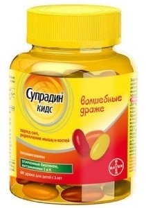 Купить Bayer БАД Супрадин Кидс волшебные драже 60 драже в Алматы ...