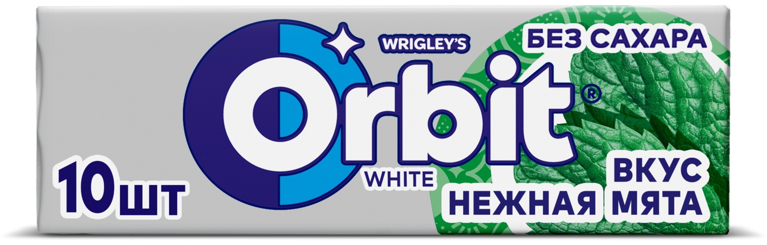 Купить Жевательная резинка Orbit White Нежная Мята 10 шт в Алматы ...