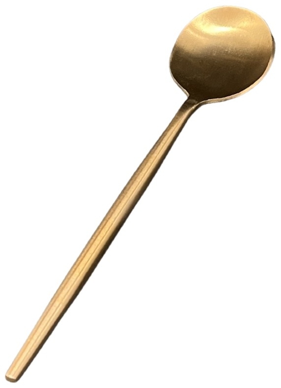 Ложка Yiwumart 1 шт, золотистый, розовый 9300932