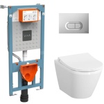 VitrA унитаз с инсталляцией 9004B003-7202, санфарфор