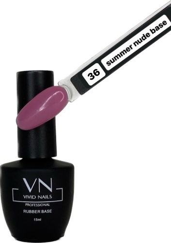 Vivid nails базовое покрытие Summer 36 глянцевое 15 мл