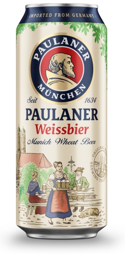 Paulaner Weissbier пиво нефильтрованное 5.5% 0.5 л