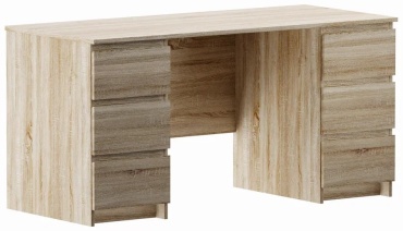 Стол письменный СВЕДСТА Кастор 5, 151х65x75 см, коричневый