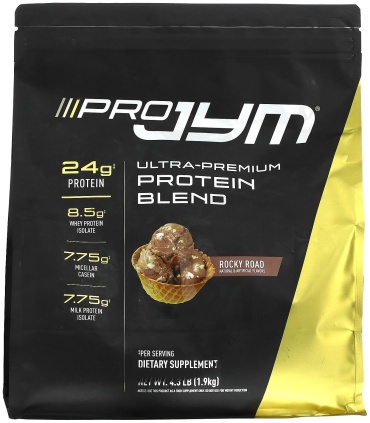 JYM Supplement Science, Pro JYM, протеиновая смесь ультрапремиального качества, Rocky Road, 1,9 кг (4,3 фунта)