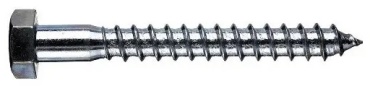 Винт Глухарь сталь M12x120 мм 1 шт