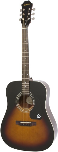 Гитара акустическая Epiphone Songmaker DR-100 Square Shoulder Vintage Sunburst коричневый