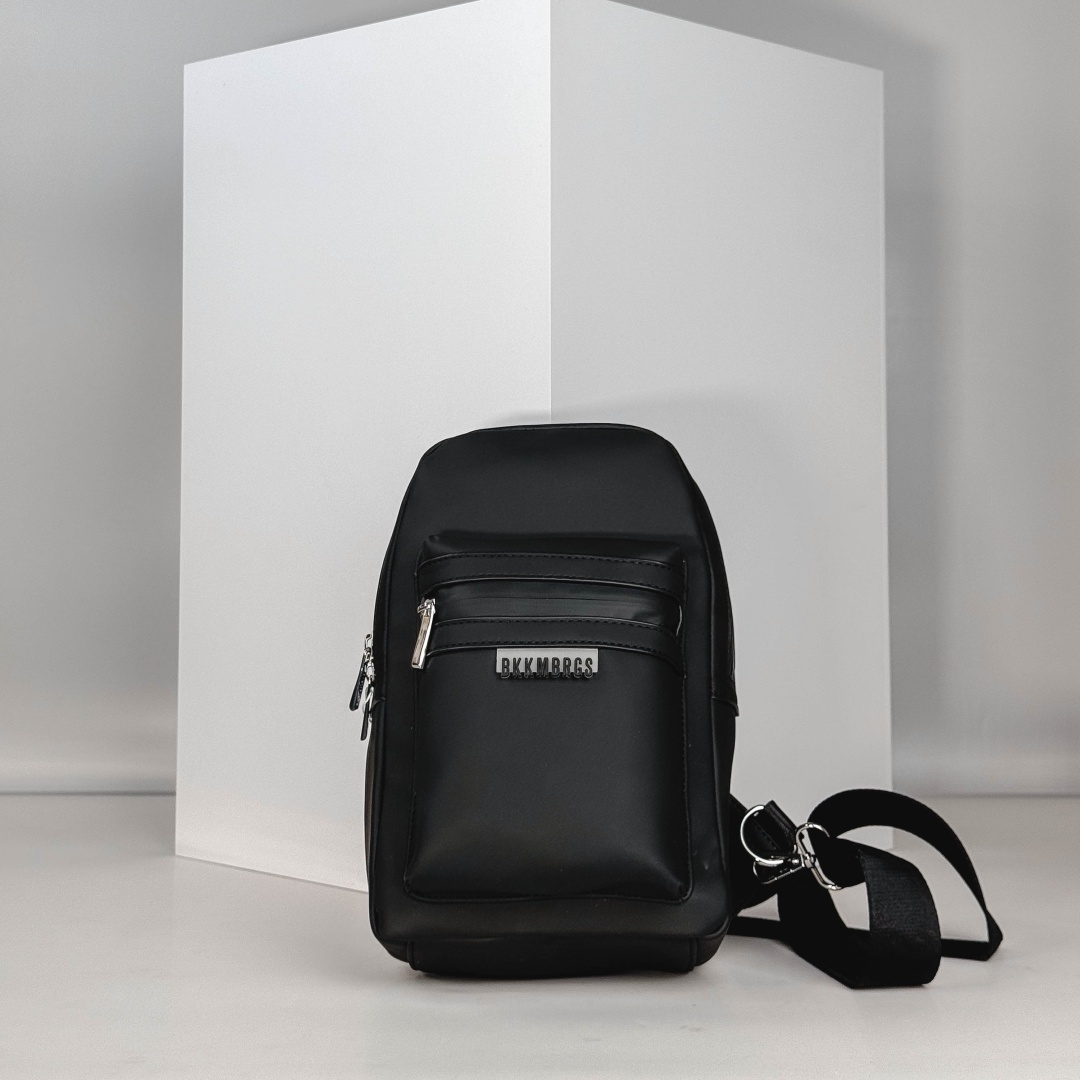 Сумка слинг Bikkembergs нейлон черный