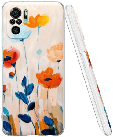 Чехол Mcover для Xiaomi Redmi Note 10, Redmi Note 10S, M5s рисунок