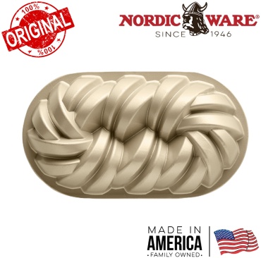 NORDIC WARE USA форма Braided Loaf, металл