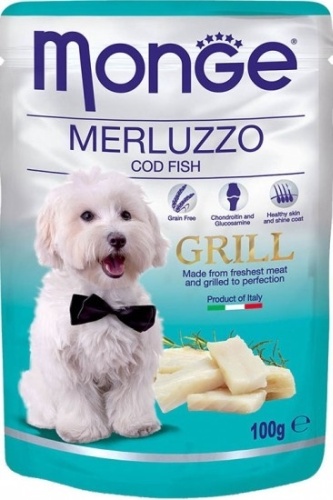 Monge Grill c треской все породы 100 г 1 шт