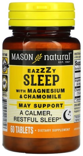 Mason Natural БАД Eazzzy Sleep with Magnesium & Chamomile 60 таблеток