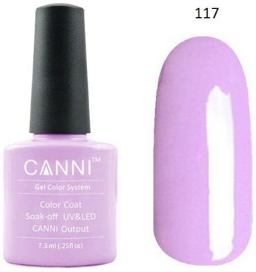 CANNI гель-лак Colors 117 глянцевое 7.3 мл