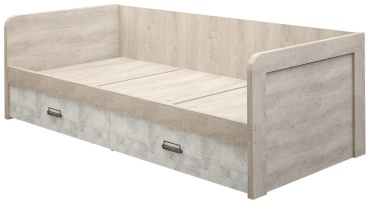 Кровать PROMATRAS Дизель 90-2/D2, 90x200 см, без подъёмного механизма, светло-коричневый