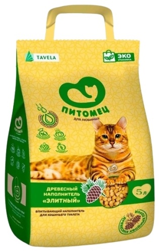Питомец древесный впитывающий 5 л